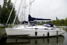 Jamie im Hafen von Sloten