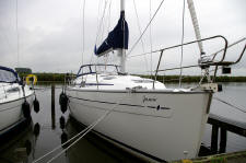 Jamie im Hafen von Sloten